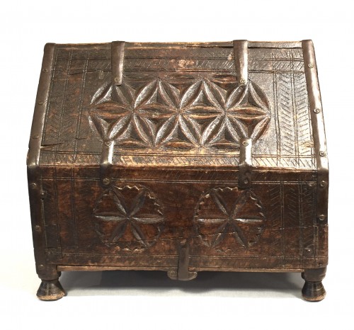 Louis XIV - Antique Mughal jewelry box  - India Rajasthan 18th century